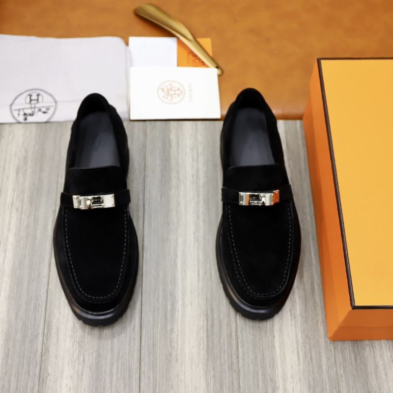H**mes leather shoes